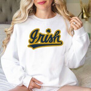 Gold Irish 'Notre Dame' Football Sweater